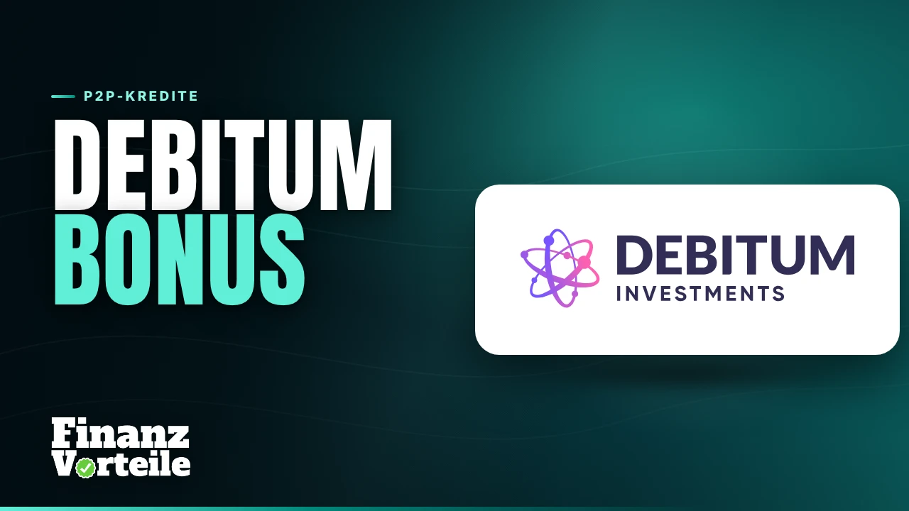 Debitum Investments mit 1 Prozent Cashback in den ersten 90 Tagen