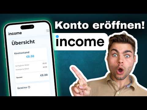 Income Marketplace Konto eröffnen I Tutorial, Anleitung