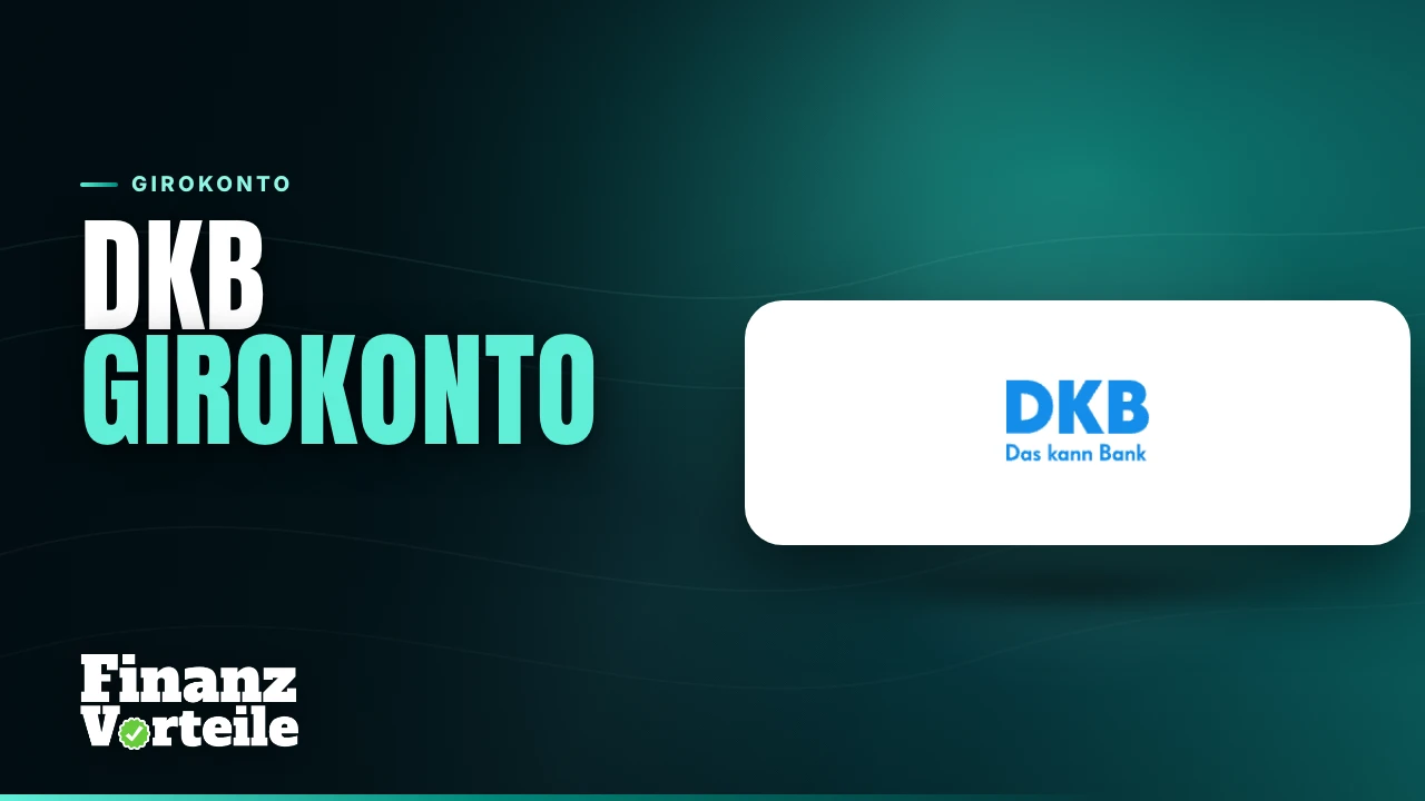 Titelbild mit dem Schriftzug DKB Girokonto neben dem DKB-Logo mit dem Slogan Das kann Bank