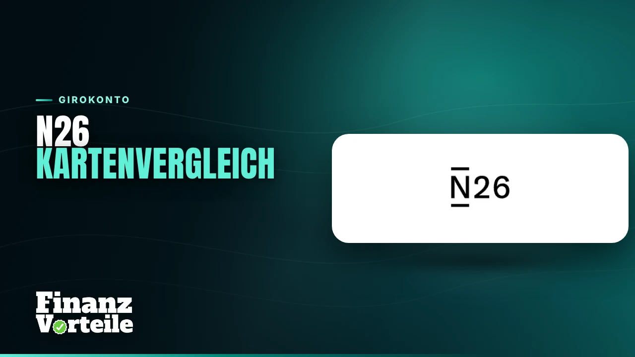 N26 Kartenvergleich: Standard, Smart, Go und Metal nebeneinander
