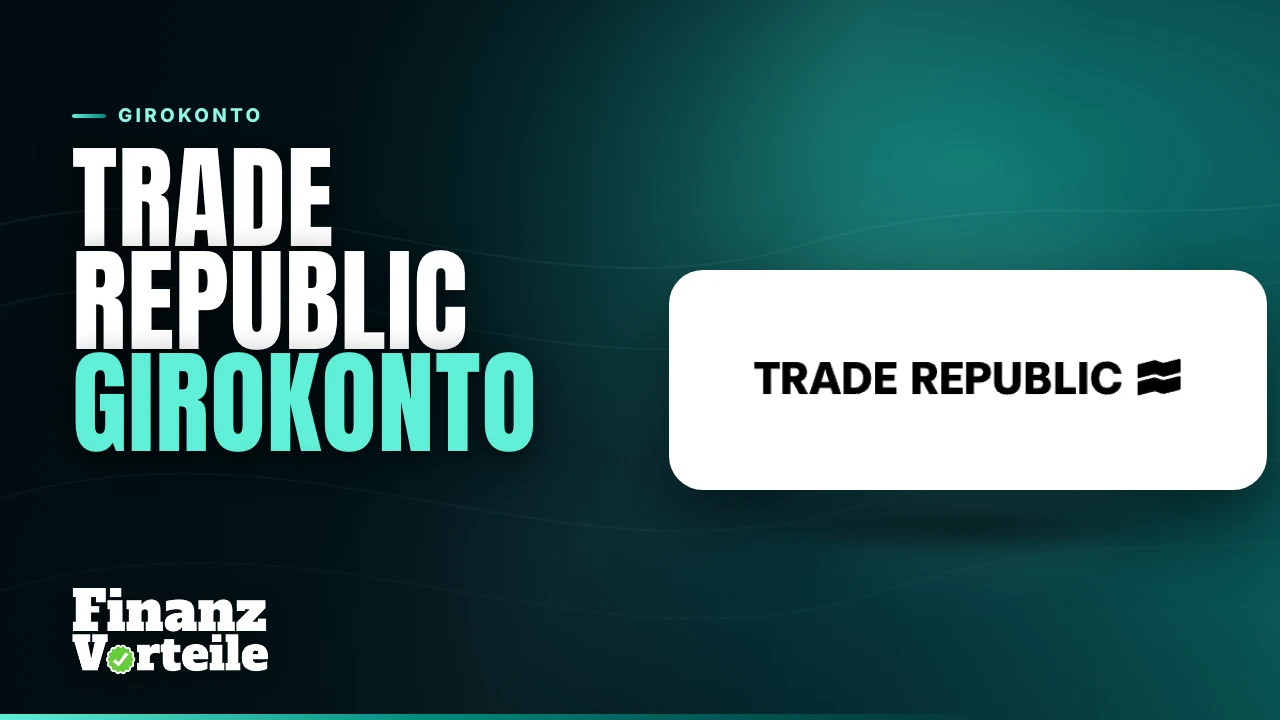 Trade Republic Girokonto: Titelbild mit dem Logo von Trade Republic